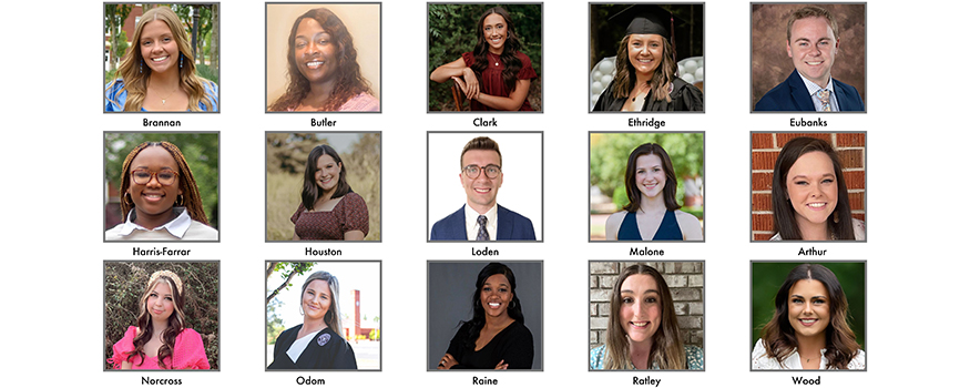 Composite image of MSU's spring 2023 outstanding teacher interns