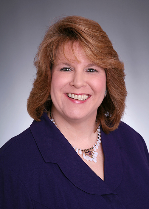 Studio portrait of Cindy Bethel