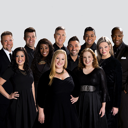 Group photo of the a cappella ensemble, Voctave