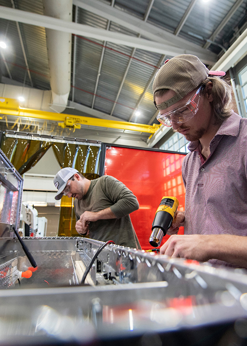 Ryden Smith and Cameron Wesley build a UV sterilization device for MSU's Longest Student Health Center.