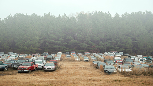 “Car Lot” is among 10 images by MSU art faculty member Dominic Lippillo selected for judging in Photolucida’s 2017 Critical Mass portfolio competition. (Photo submitted/courtesy of Dominic Lippillo)