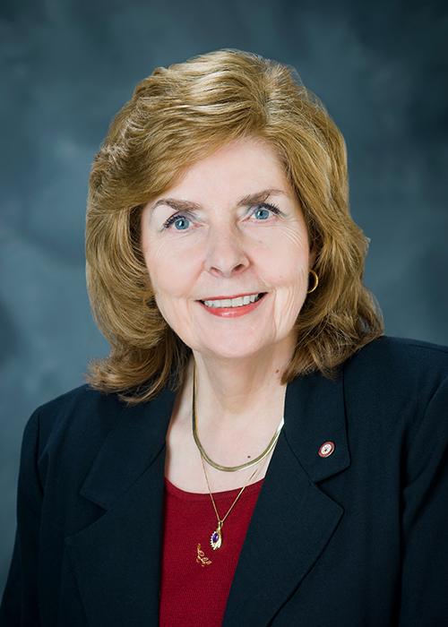 Studio portrait of Jan Chambers