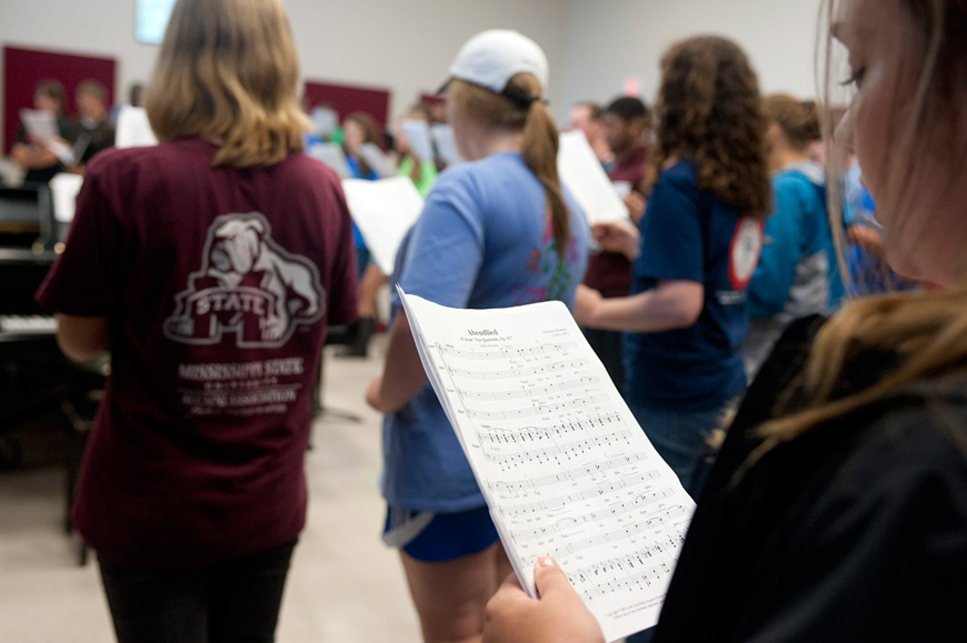 MSU’s music department is inviting prospective music and music education majors and their families to campus Nov. 9 for 2015 Music Discovery Day. (Photo by Megan Bean)