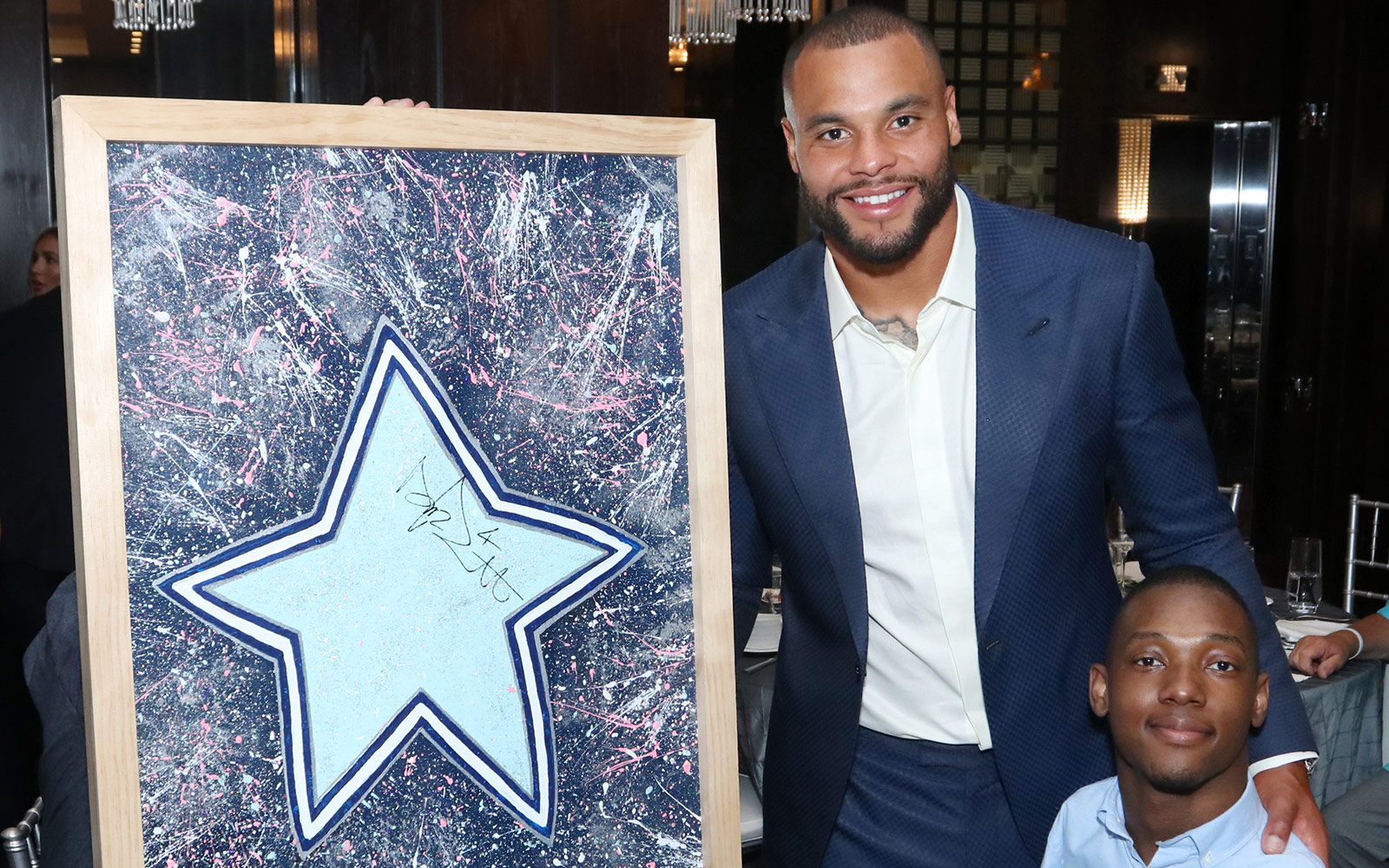 Dak Prescott with Kendrell Daniels