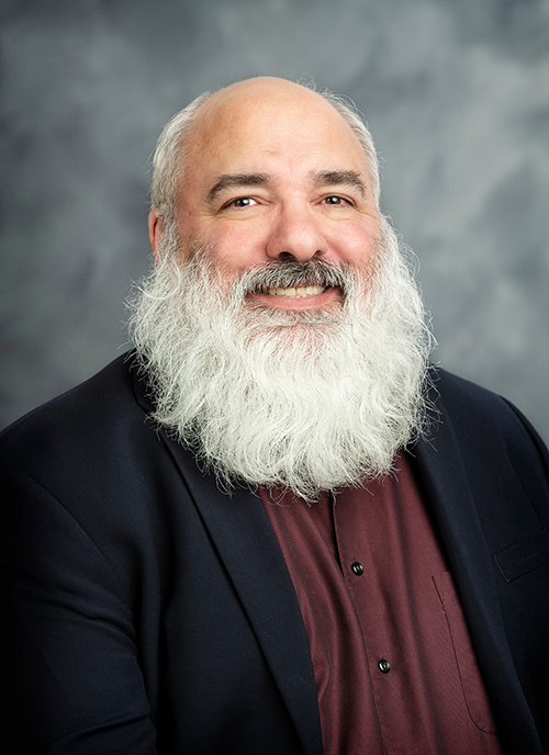 Studio portrait of Daniel Peterson