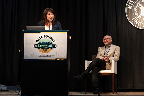 Kristin Judge and Tony Sager speak at the NSPARC Data Summit