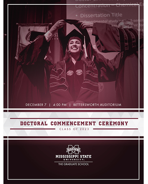 2023 Doctoral Commencement program