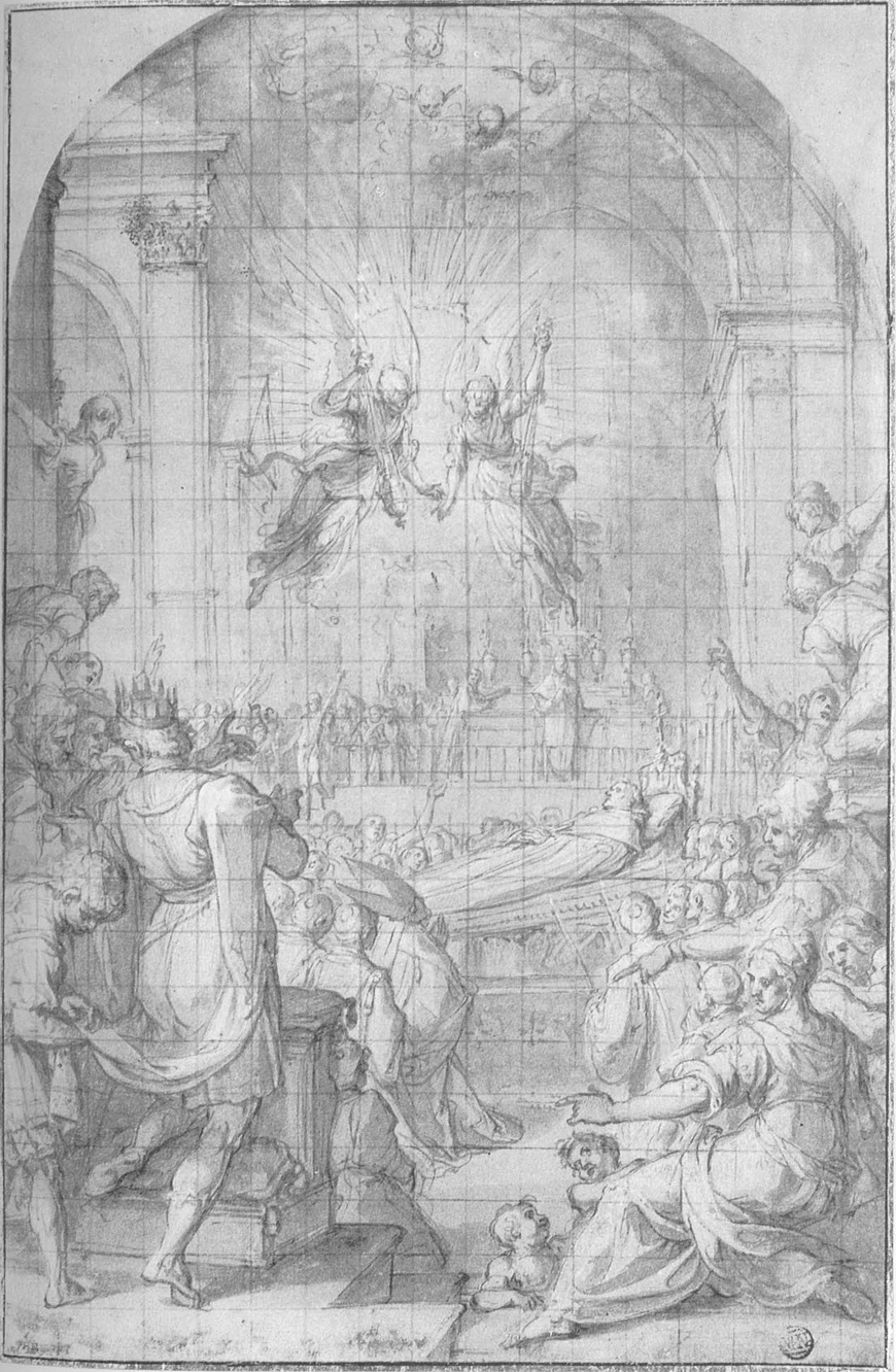 Among the works Douglas N. Dow will discuss during his Thursday [Oct. 15] presentation is Bernardino Poccetti’s The Funeral of Alberto Avogadro from Cabinet des Dessins, Louvre.
