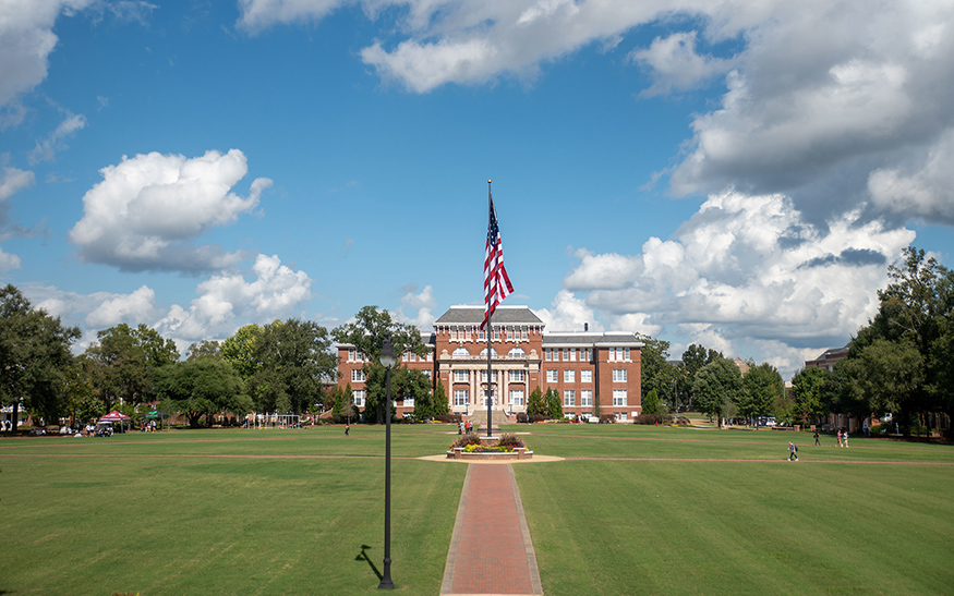 The Drill Field on a sunny Fall day