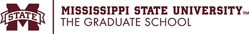 Maroon and white logo for MSU Graduate School