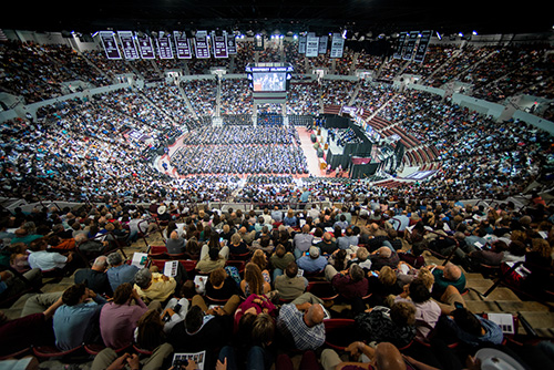 Mississippi State University is expanding to two fall and three spring commencement ceremonies. (Photo by Sarah Dutton)