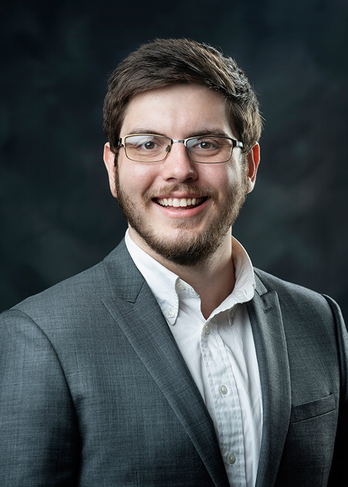 Studio portrait of Cameron Gruich