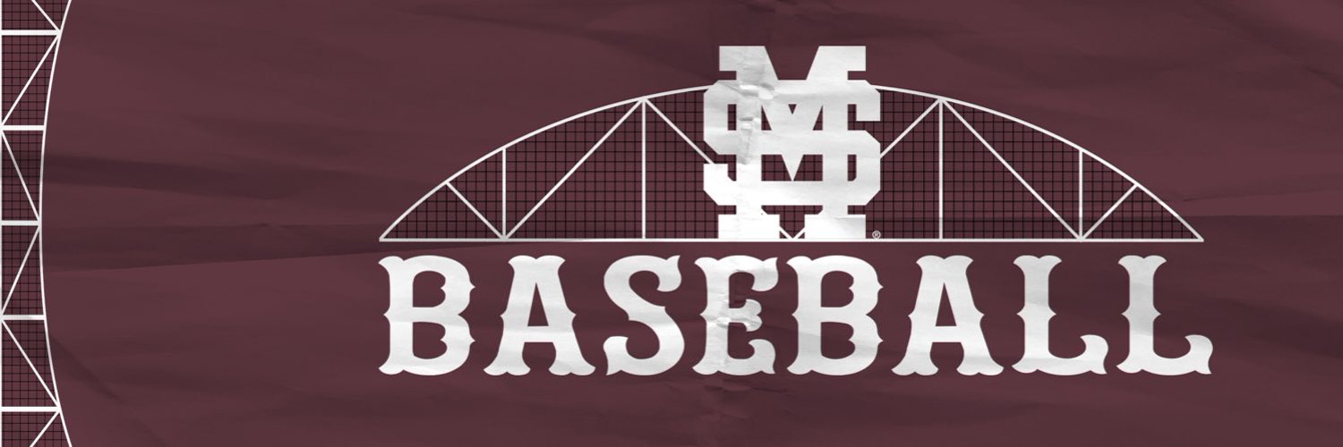 Maroon graphic with white M-over-S logo and the word "Baseball" in large, capital letters