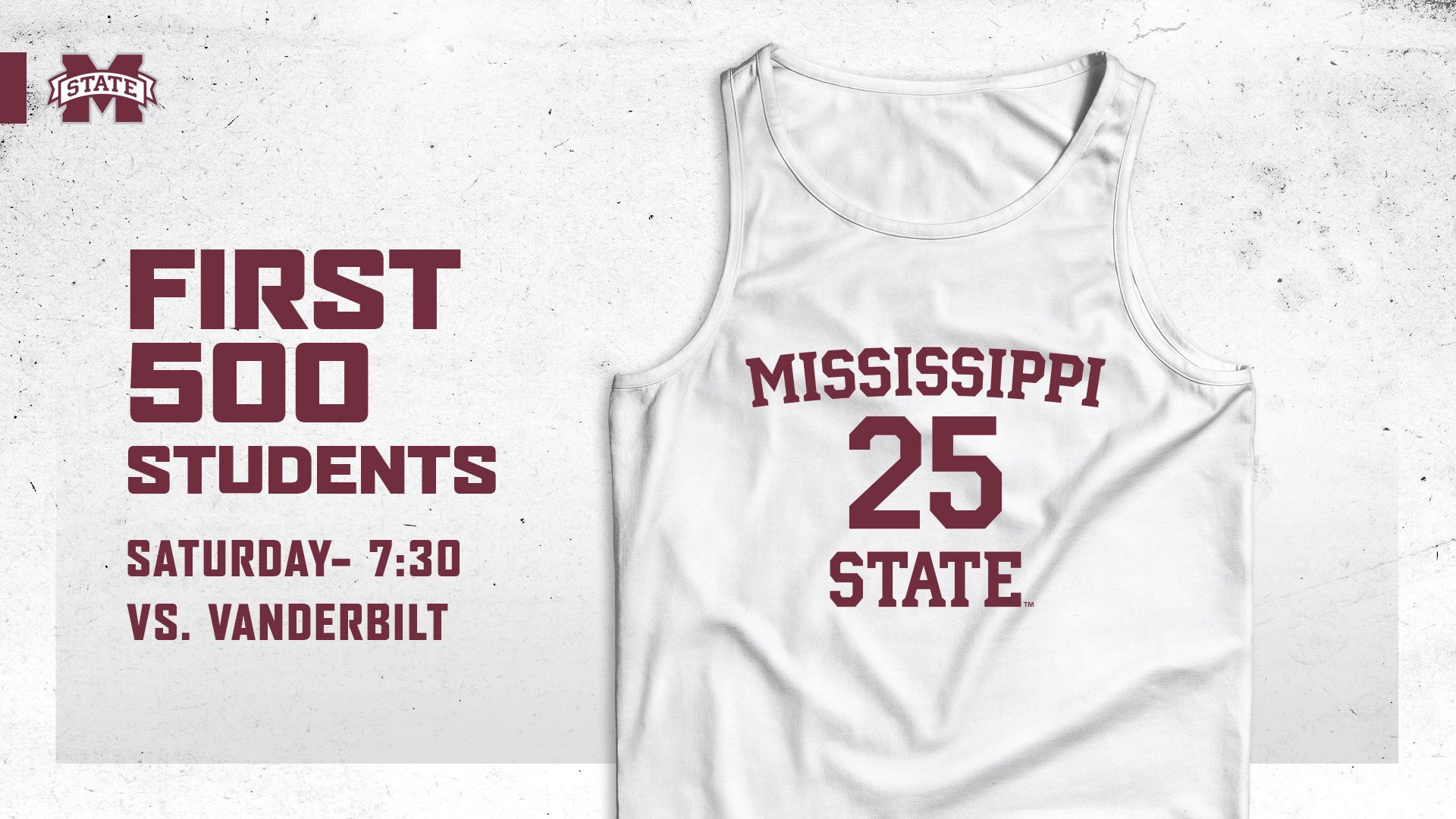 Promotional graphic for men's basketball White Out T-shirt giveaway