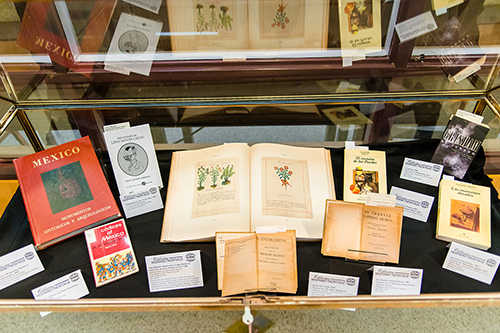 Books, part of MSU’s “Celebrating Hispanic Heritage” exhibit 