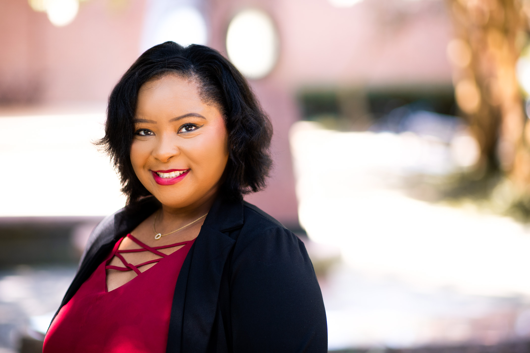 Kassondra Harris, pictured outside on the MSU campus