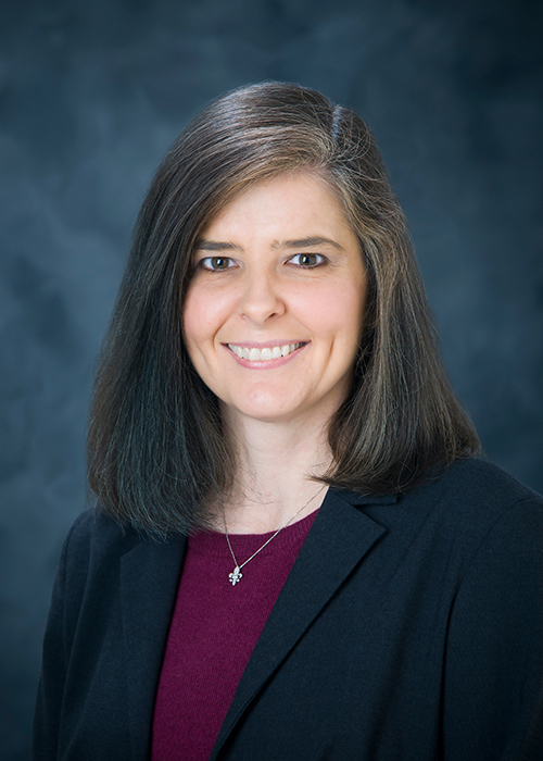 Studio portrait of Nicole Ponder