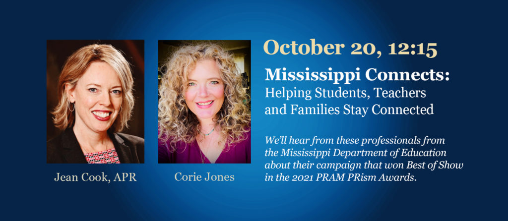 Photos of Mississippi Department of Education Communication Director Jean Gordon Cook, APR, and MDE Marketing Director Corie Jones