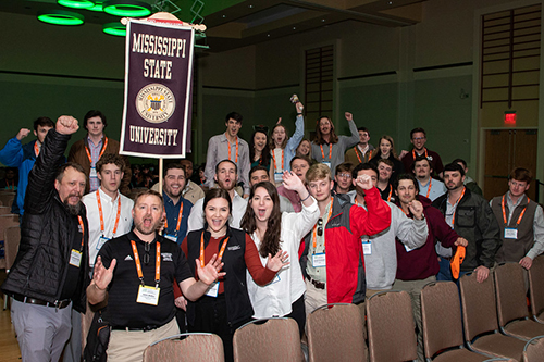 Mississippi State faculty and students celebrate wins at National Collegiate Landscape Competition. 