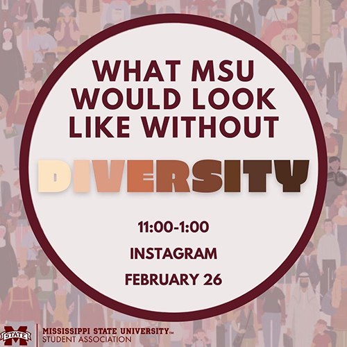 What Would MSU Look Like Without Diversity graphic with images of people of various races and ethnicities in the background
