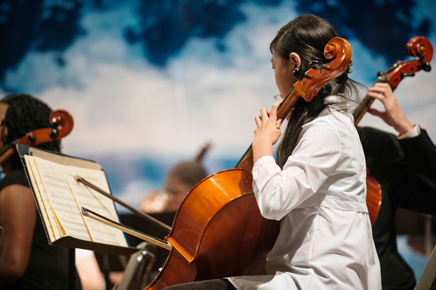 The Starkville-Mississippi State University Symphony Orchestra and MSU Philharmonia student orchestra are presenting a joint concert Monday [Nov. 23] evening in the university’s McComas Hall. (Photo by Megan Bean)