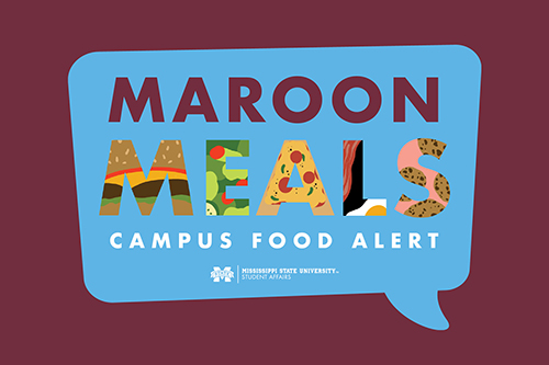 Maroon Meals postcard