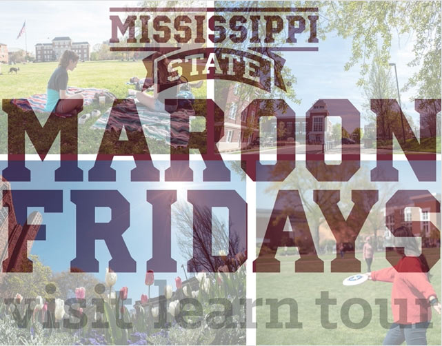 Maroon Fridays promotional graphic