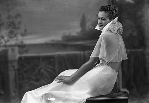 Photograph of Mildred Hanson Baker by P.H. Polk