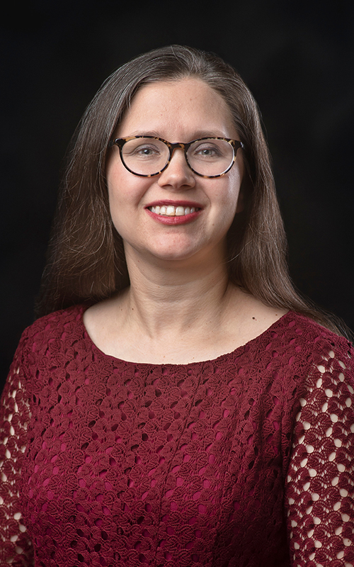 Studio portrait of Ashley Miller