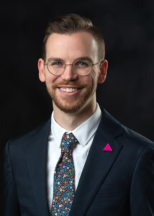 Studio portrait of Gabe Miller