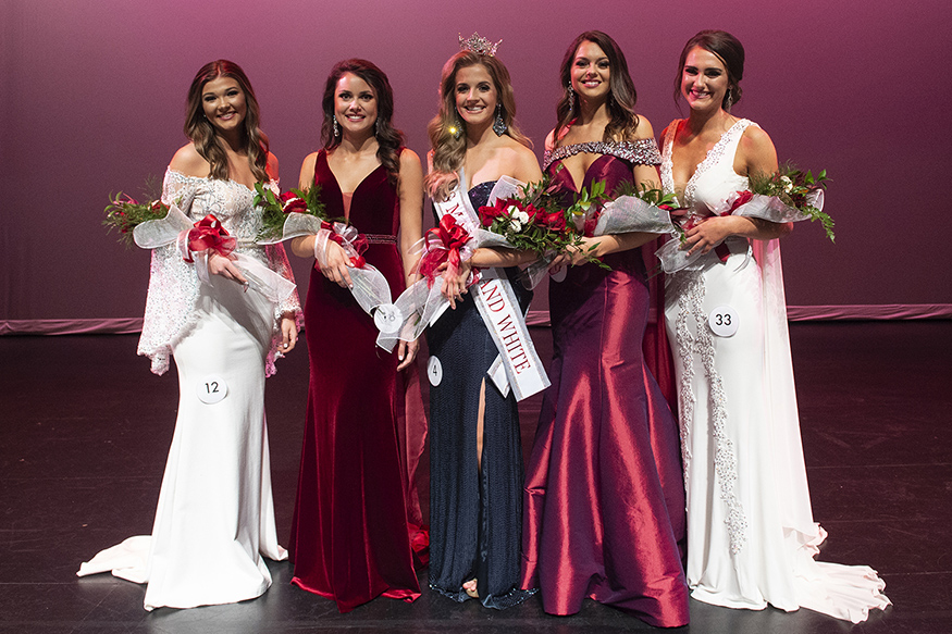 Winners of the 2019 Miss Maroon and White Pageant