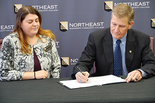 Northeast Mississippi Community College MOU Signing