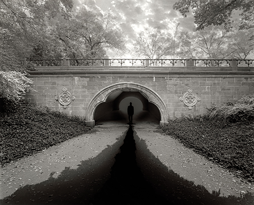 “Now,” a gelatin silver print by internationally renowned artist Jerry Uelsmann, is among 58 photographs featured Jan. 14-March 1 in Mississippi State’s “Confluence” exhibition at the university’s Cullis Wade Depot Art Gallery. (Submitted photo/by Jerry Uelsmann)