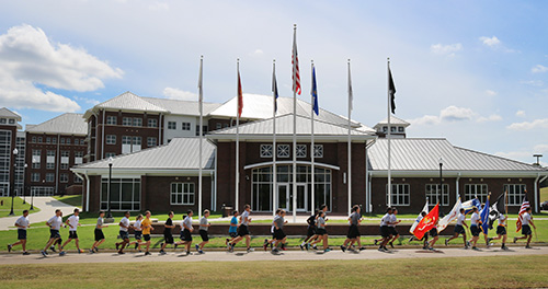 The G. V. “Sonny” Montgomery Center for America’s Veterans at Nusz Hall, a 7,500 square-foot university facility, is home to more than 650 veterans and service members who are Mississippi State students. Consistently recognized as one of the nation’s most veteran-friendly universities, MSU is again being named in the Top 50 in the Military Times Best: Colleges 2018 rankings. (Photo by C/Maj Keiran Witharana)