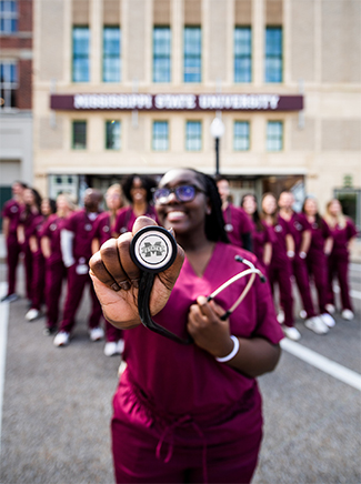 Master of Physician Assistant Studies students at MSU-Meridian's Riley Campus