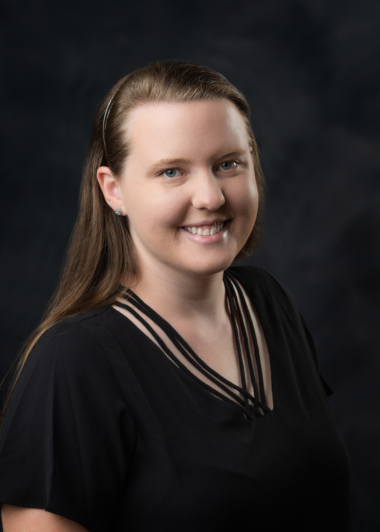 Studio portrait of Amanda Patrick