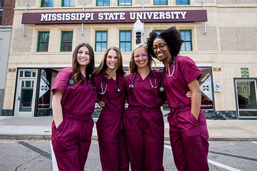 Health sciences students at MSU-Meridian