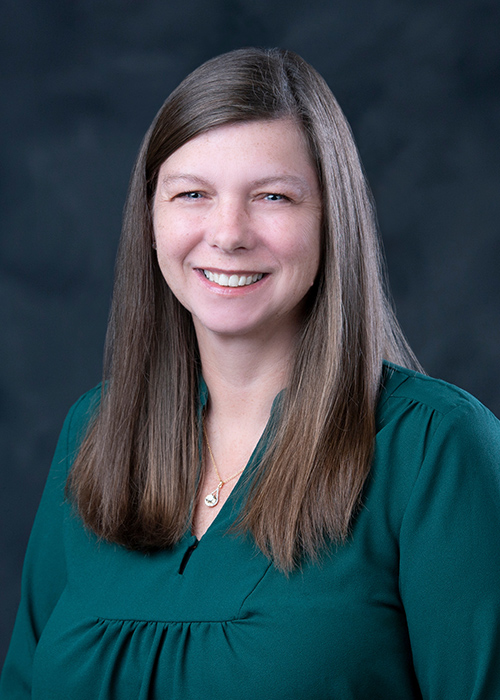 Studio portrait of Nicole Rader