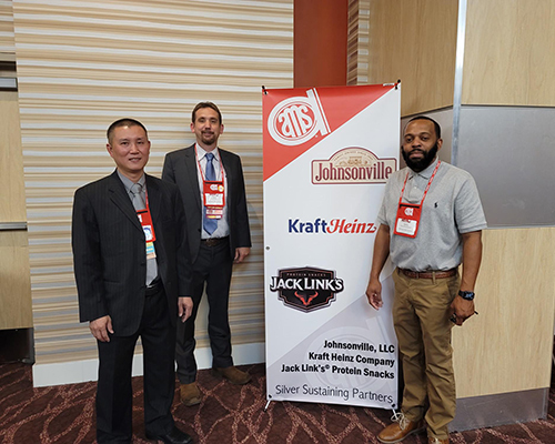 From left to right, Thu Dinh, Wes Schilling and Derris Devost-Burnett are pictured during the Reciprocal Meats Conference 