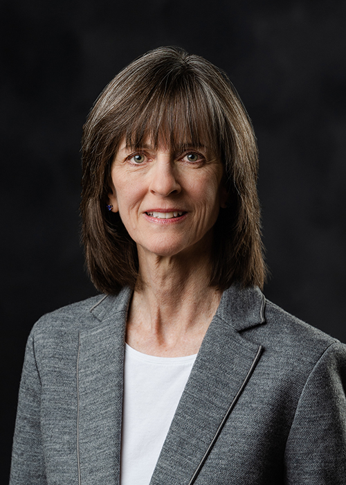 Studio portrait of Nancy Reichert