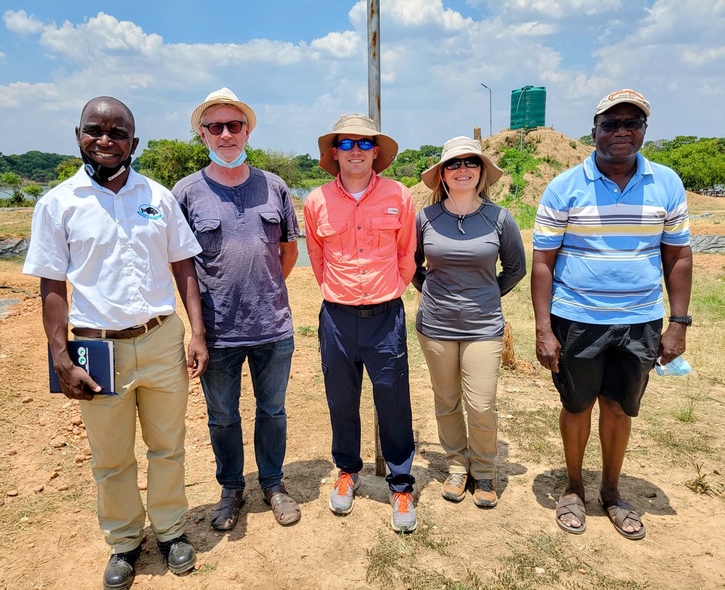 A group photo during a trip to Zambia