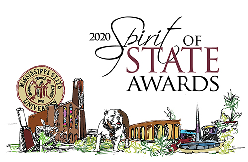 Promotional graphic for MSU's 2020 Spirit of State Awards