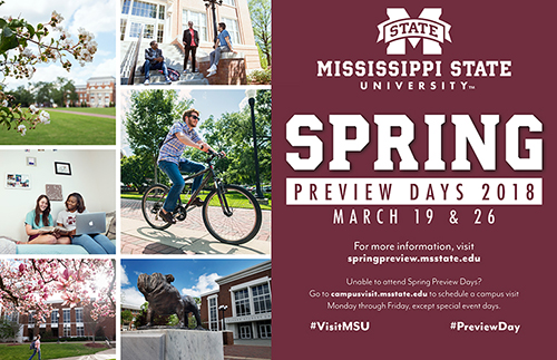 Spring Preview Days graphic
