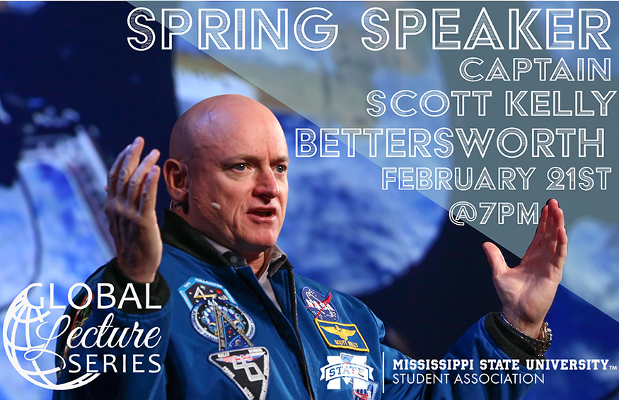 Scott Kelly lecture promotional graphic