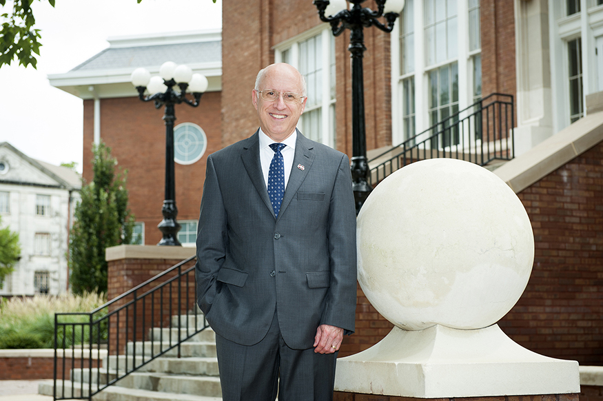 MSU Provost David Shaw, pictured outside of Lee Hall