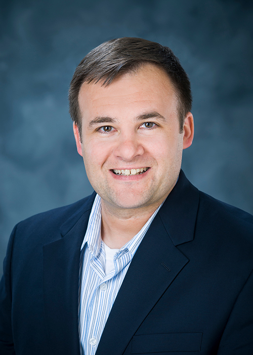 Studio portrait of Brian Shoup