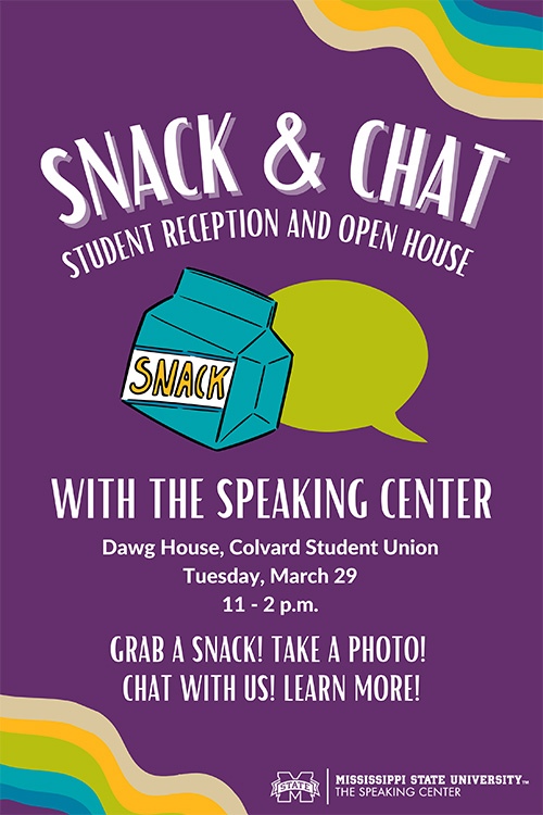 Snack & Chat graphic
