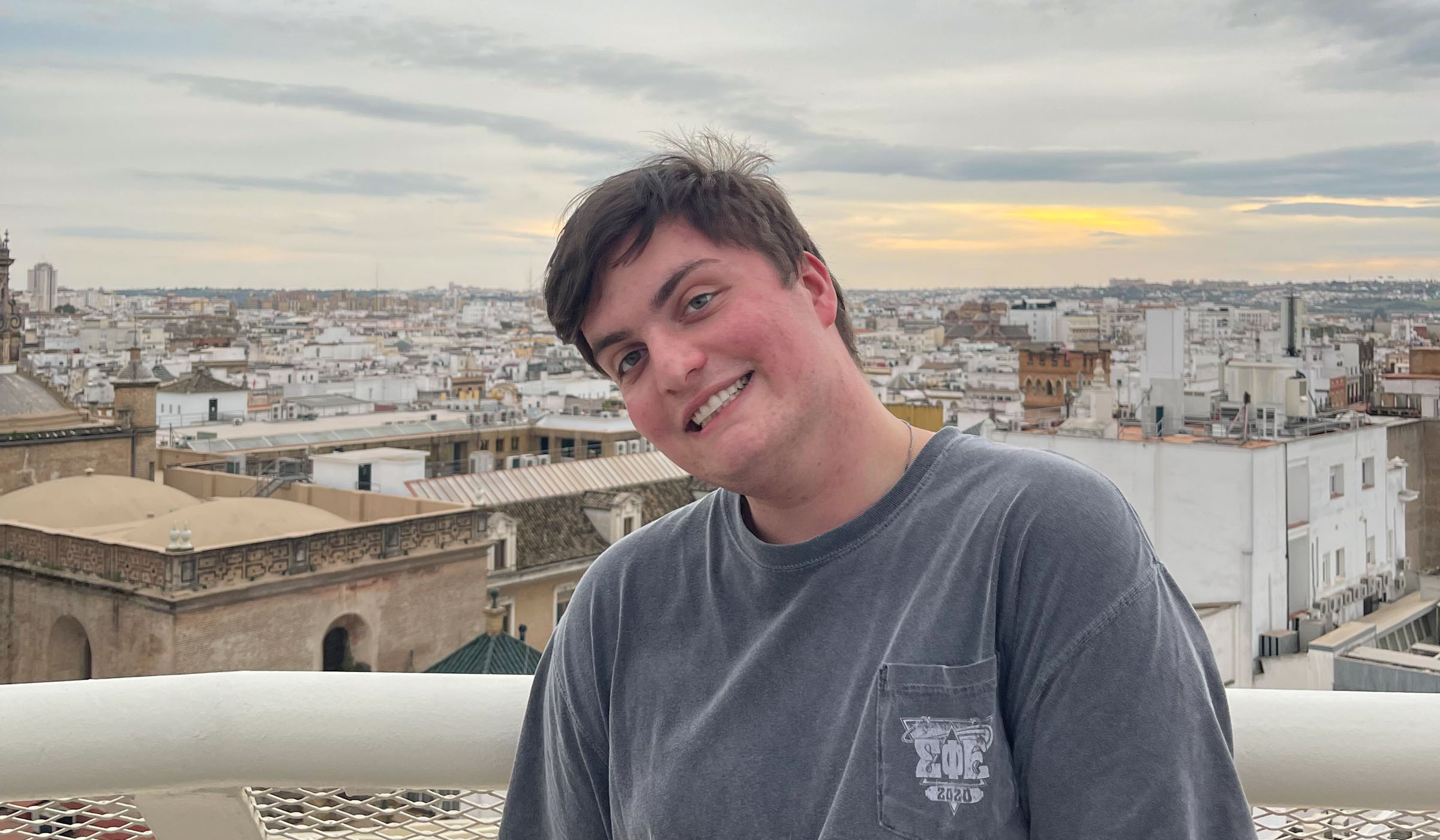 Sam Stewart, pictured while studying abroad in Spain.