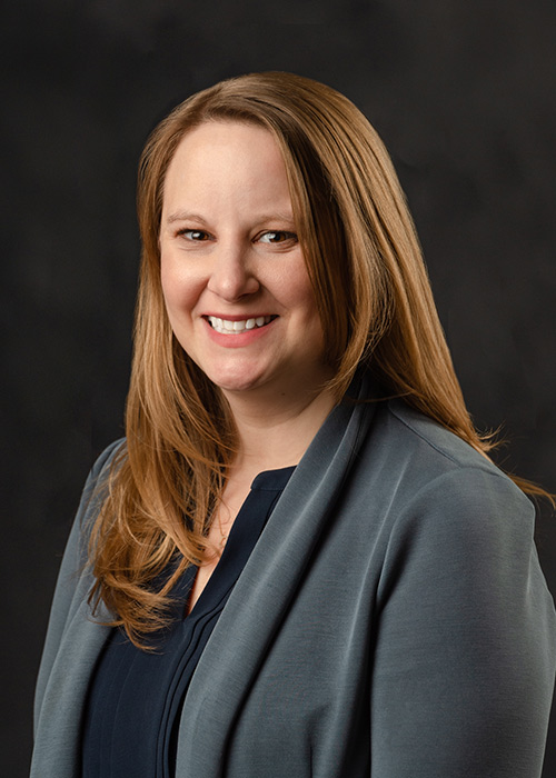 Studio portrait of Tara Sutton