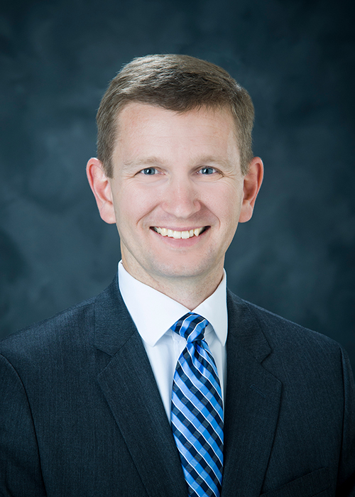 Studio portrait of Jason Tiffin